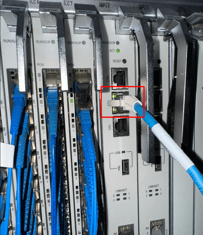 porta eth olt huawei